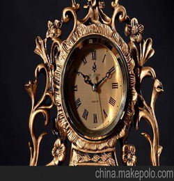 经典款式 欧式仿古金宫廷 艺术复古 座钟摆件 钟表厂家直销 SS809